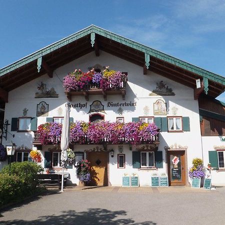 Hotel Gasthof Hinterwirt Übersee Exterior foto