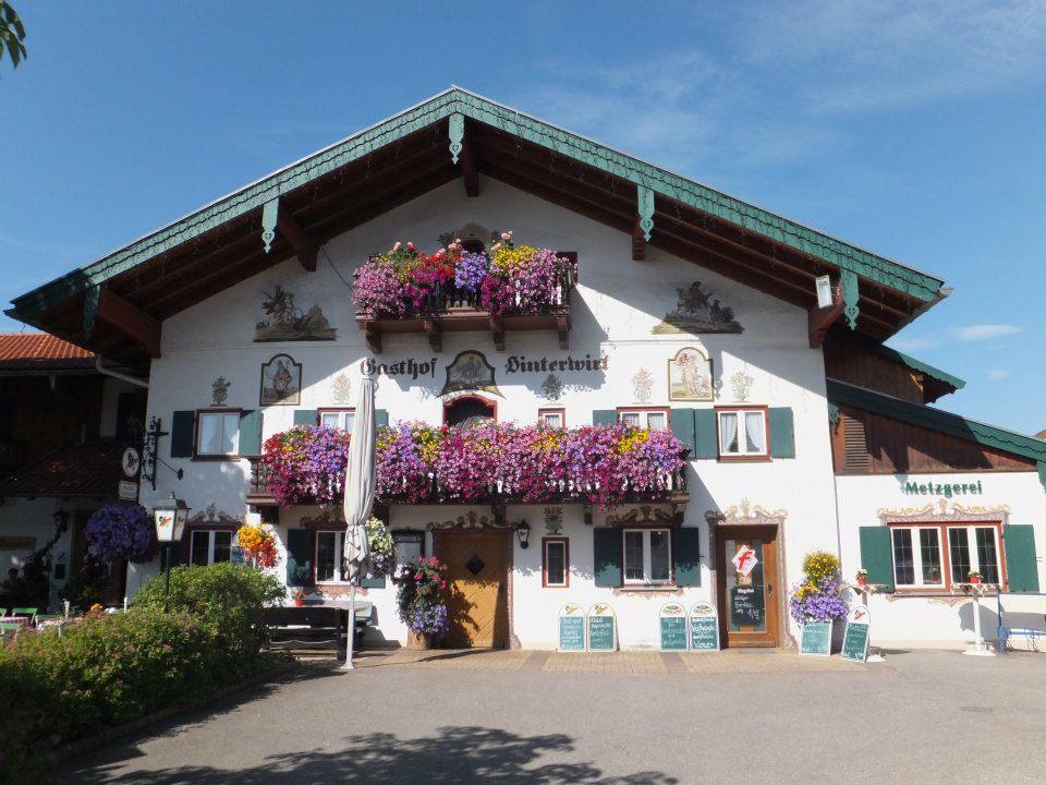 Hotel Gasthof Hinterwirt Übersee Exterior foto